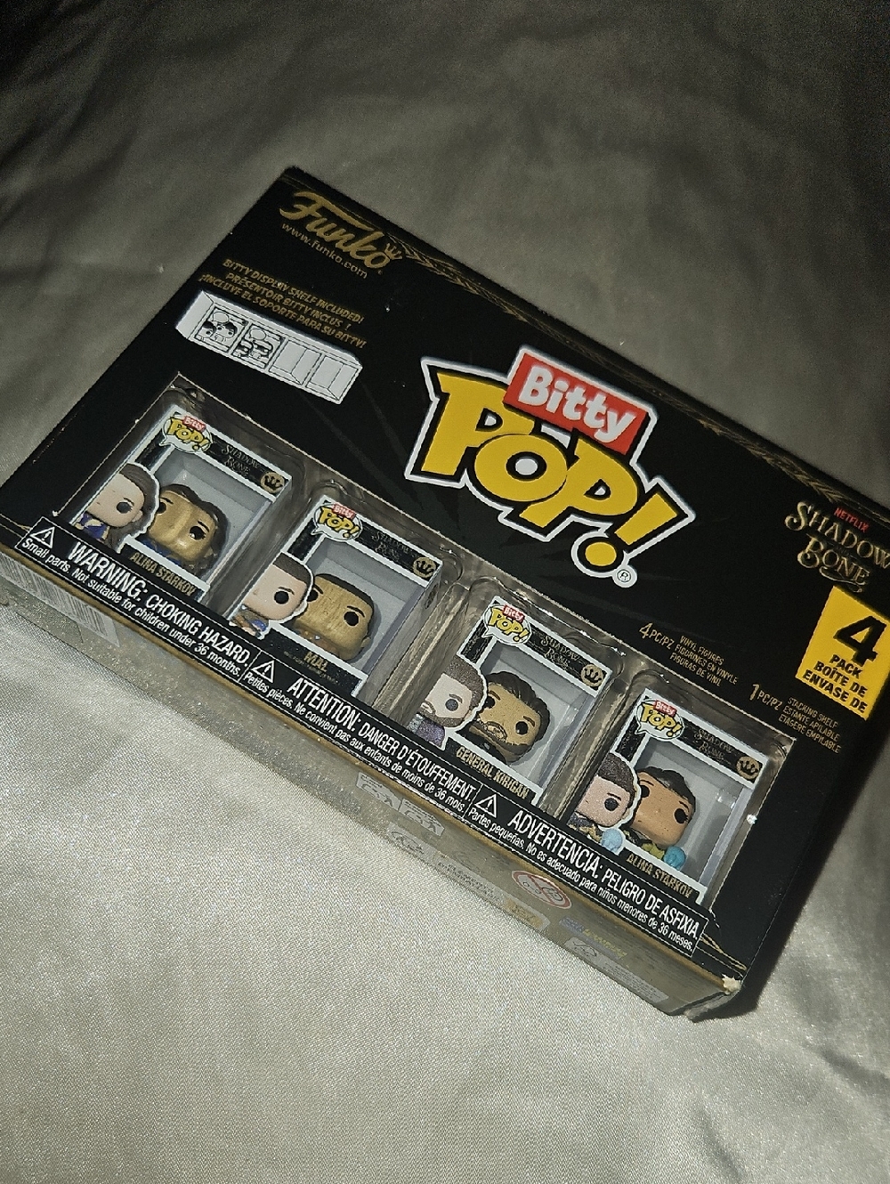 Funko Bitty Pop! Mini Figure 4-Pack - Black & Gold Box